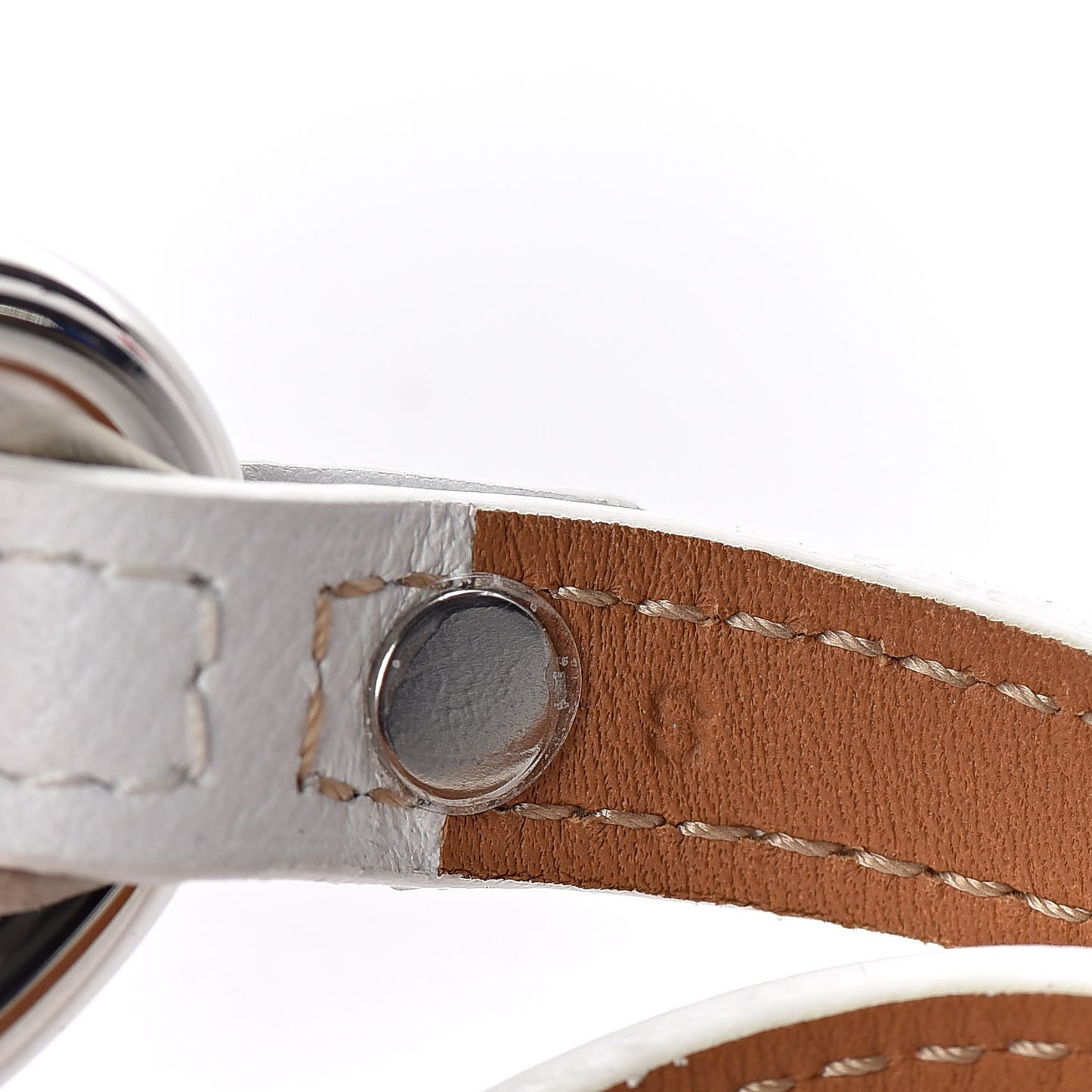 Epsom Granville Bracelet S White