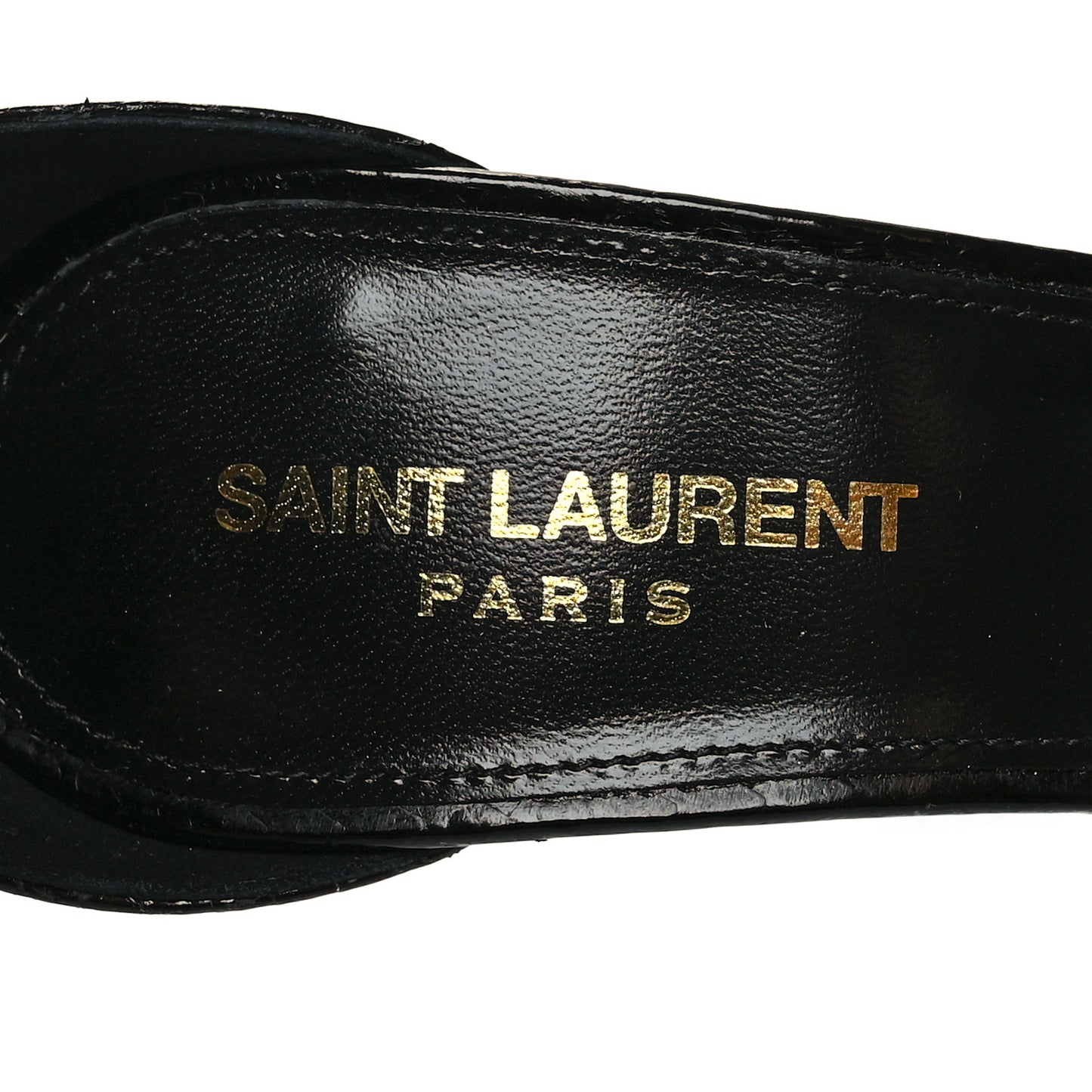 Ayers Faux Furl Gippy 110 Sandals 38.5 Black