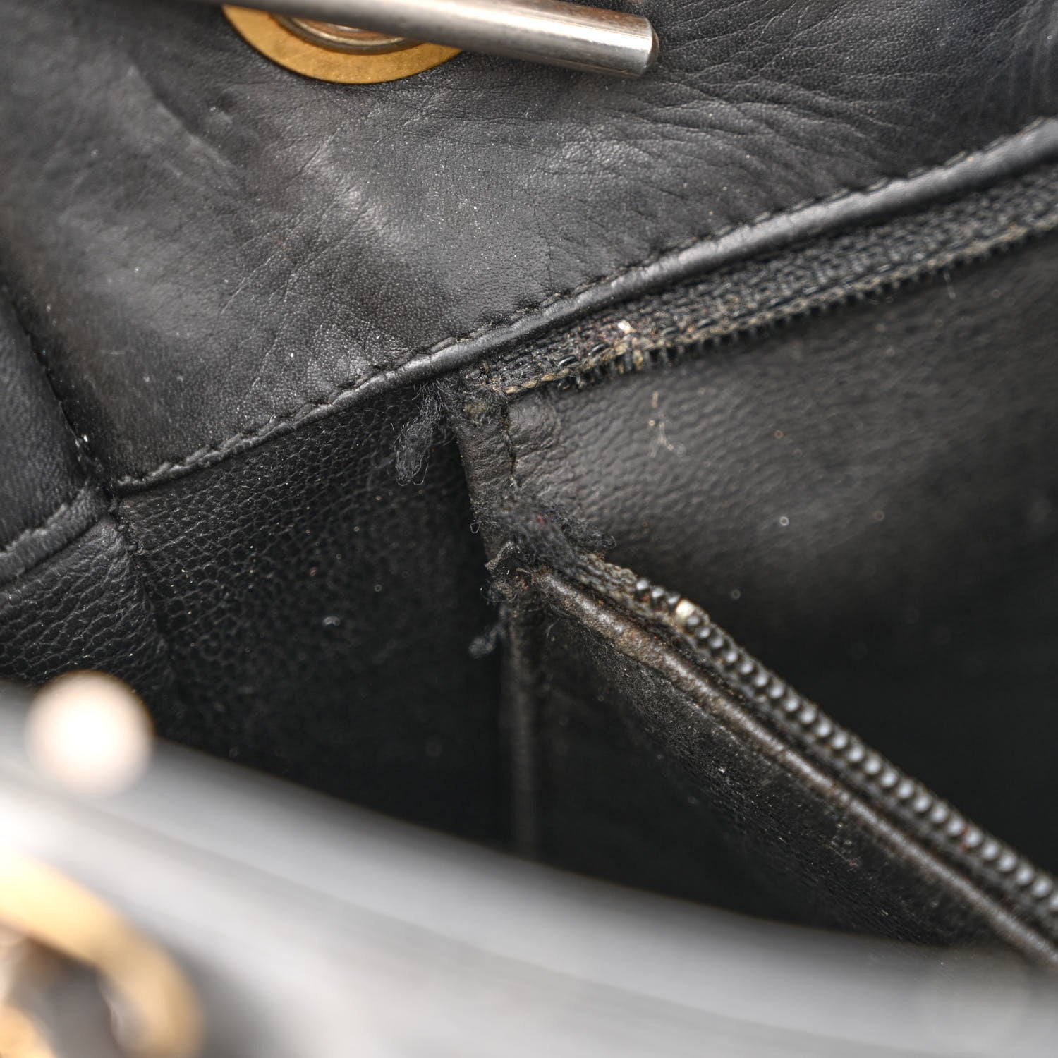 Chanel Lambskin Quilted Shoulder Bag Black 17 of 20