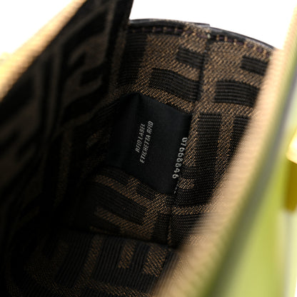 Fendi Vitello King Plexiglass Logo Embossed Mini By The Way Top Handle Boston Bag Wasabi 8 of 10