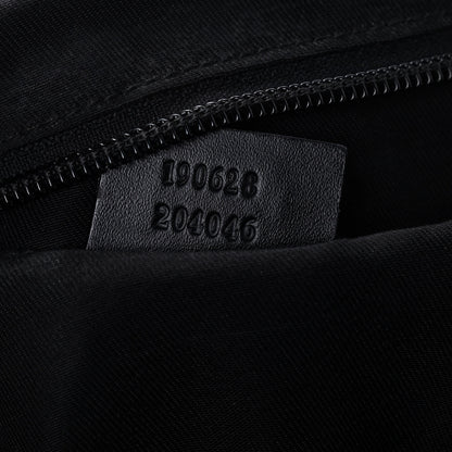 Gucci Denim Monogram Flat Messenger Bag Black 7 of 11