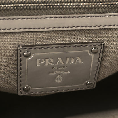 Prada Canvas Mistolino Frame Bag Naturale 6 of 11