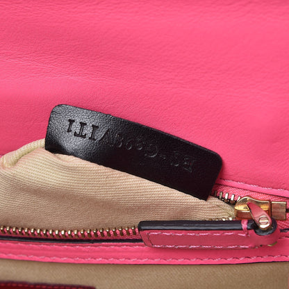 Valentino Garavani Vitello Medium Glam Lock Rockstud Flap Fuxia Fluo 7 of 7