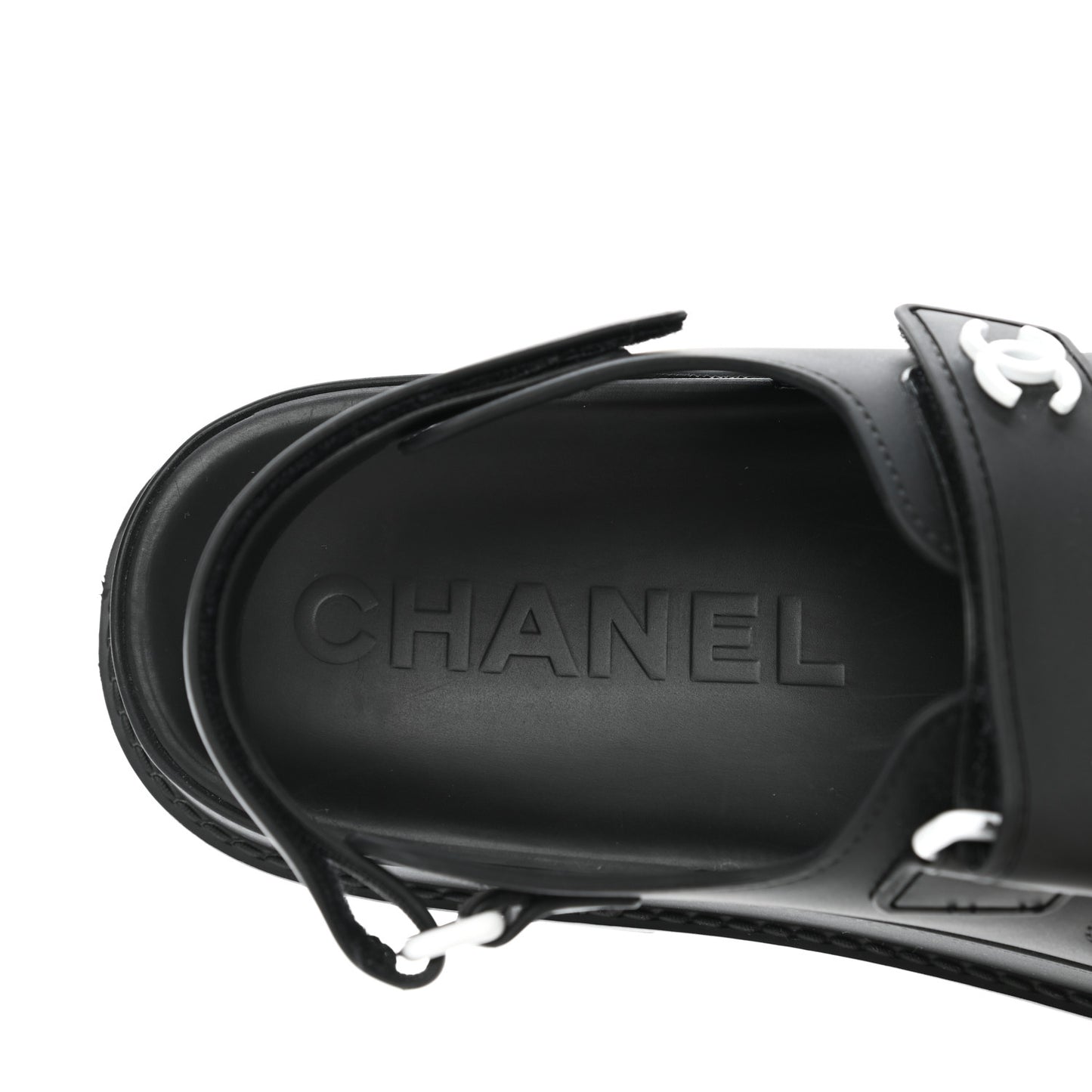 Rubber CC Dad Sandals 38 Black