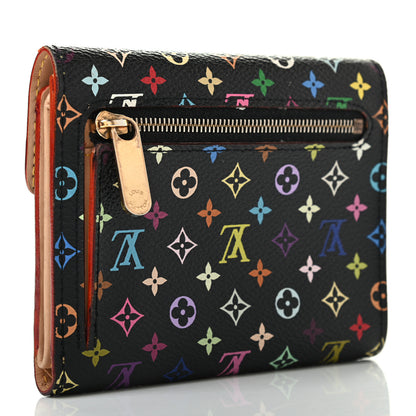Louis Vuitton Monogram Multicolor Koala Wallet Black 3 of 9