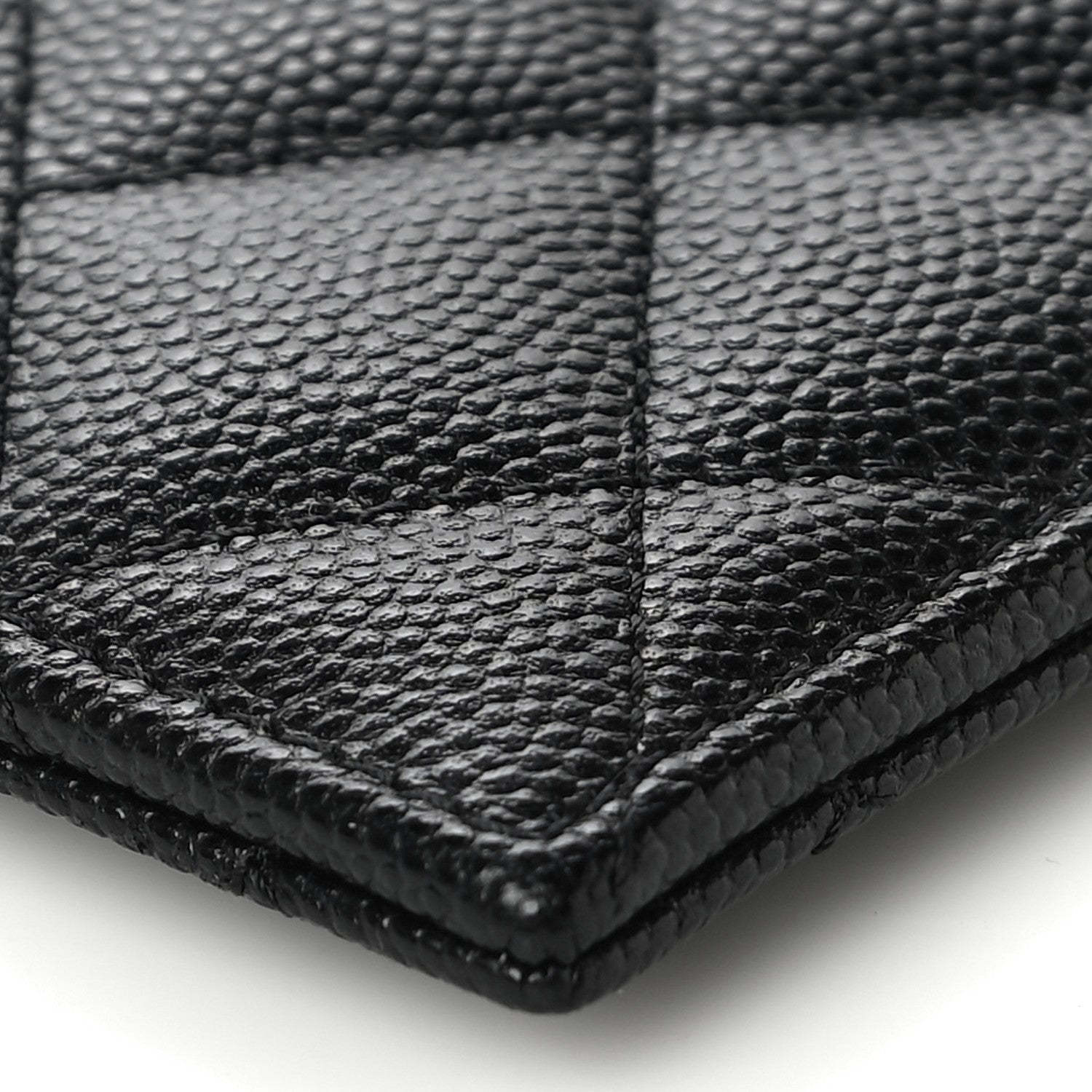 Chanel Caviar Quilted CC Zip Card Holder Black 9 of 11