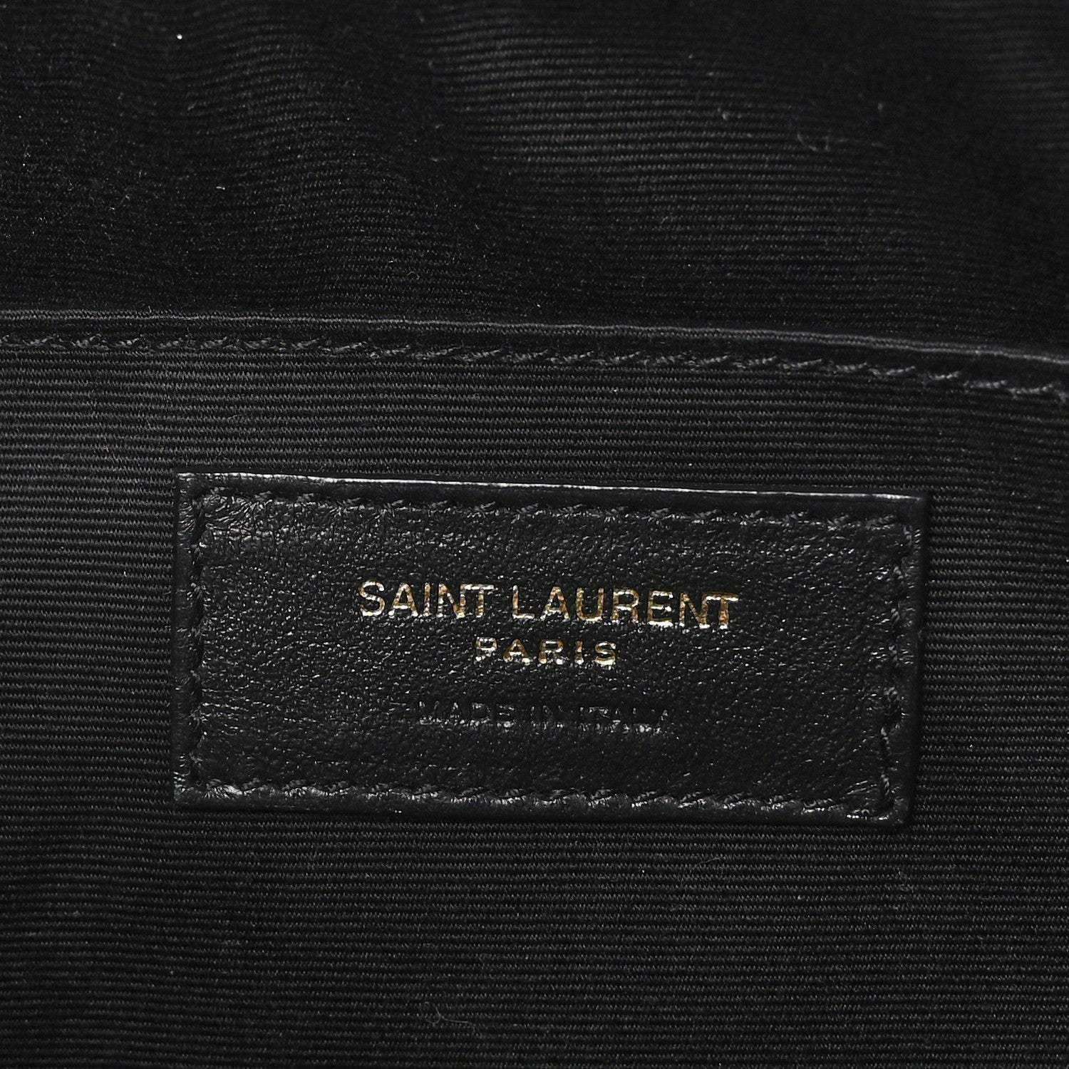 Saint Laurent Patent Calfskin Crocodile Embossed Monogram Lou Camera Bag Black 6 of 11