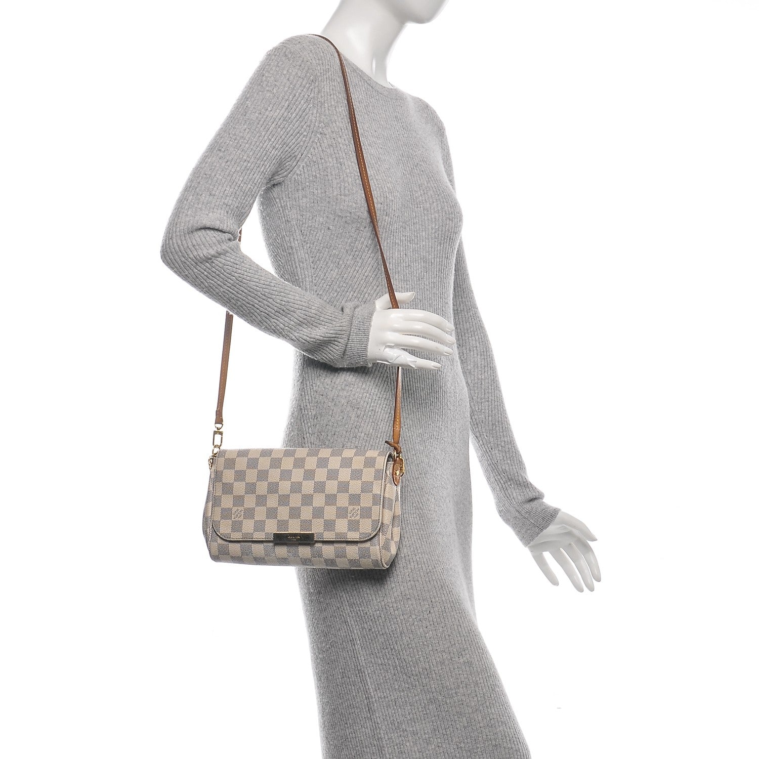 Louis Vuitton Damier Azur Favorite MM 2 of 8