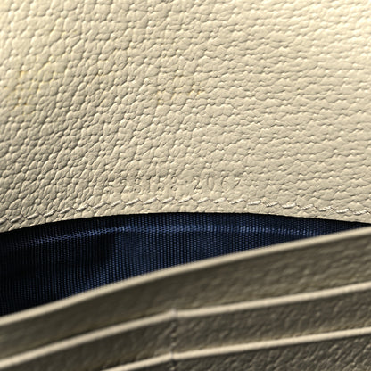 Gucci GG Supreme Monogram Textured Calfskin Web Ophidia Continental Wallet Beige White 7 of 12