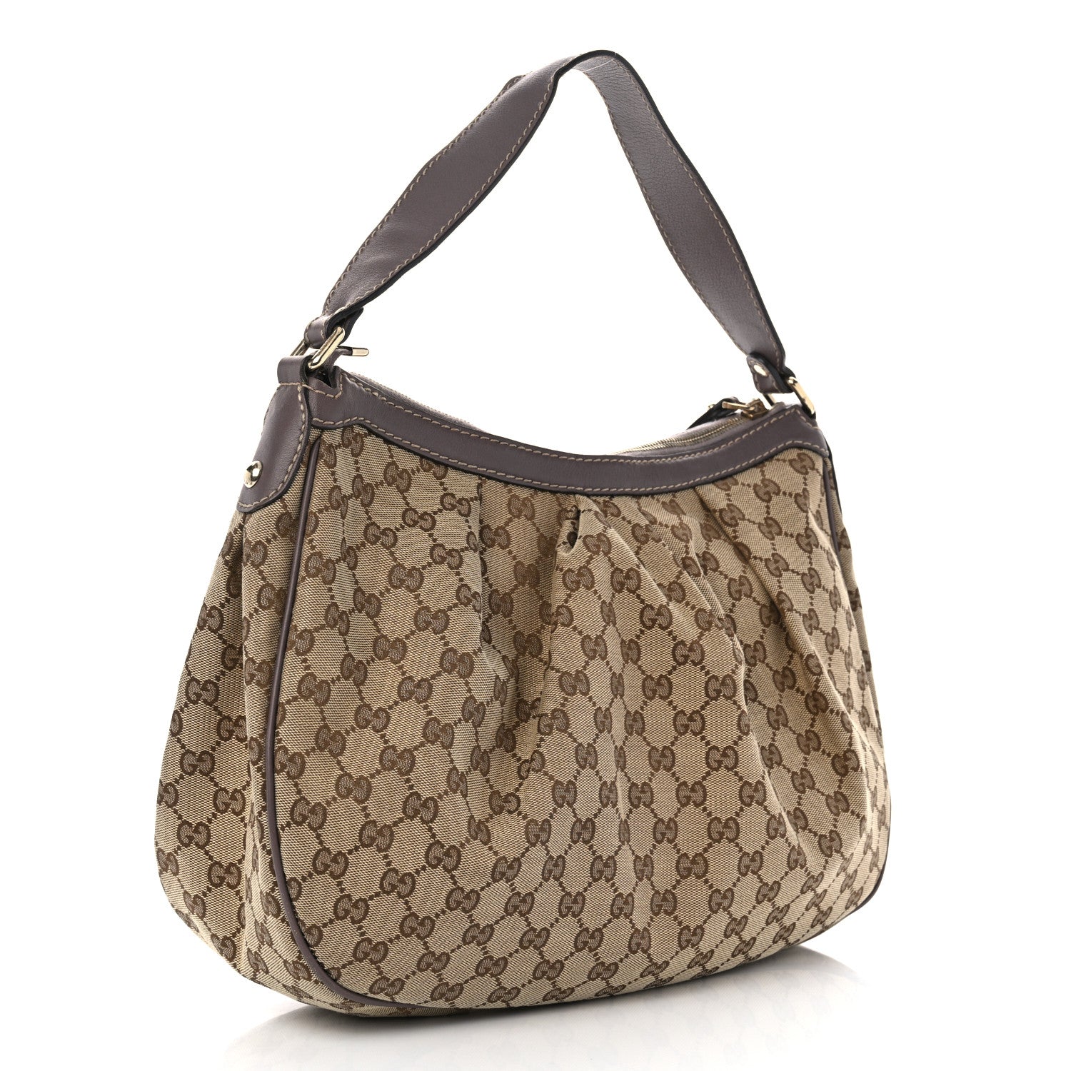 Gucci Monogram Medium Sukey Hobo Purple 3 of 12