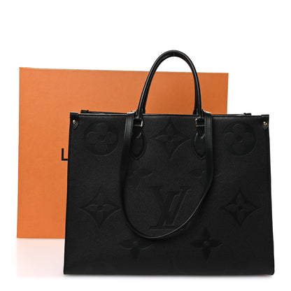 Louis Vuitton Empreinte Monogram Giant Onthego GM Black 10 of 10