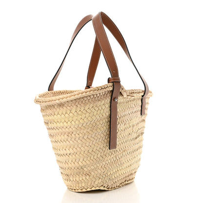 Loewe Raffia Medium Basket Tote Bag Natural Tan 3 of 12