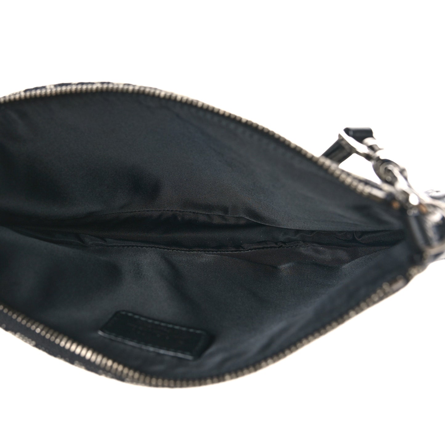 Monogram Mini Saddle Pochette Black