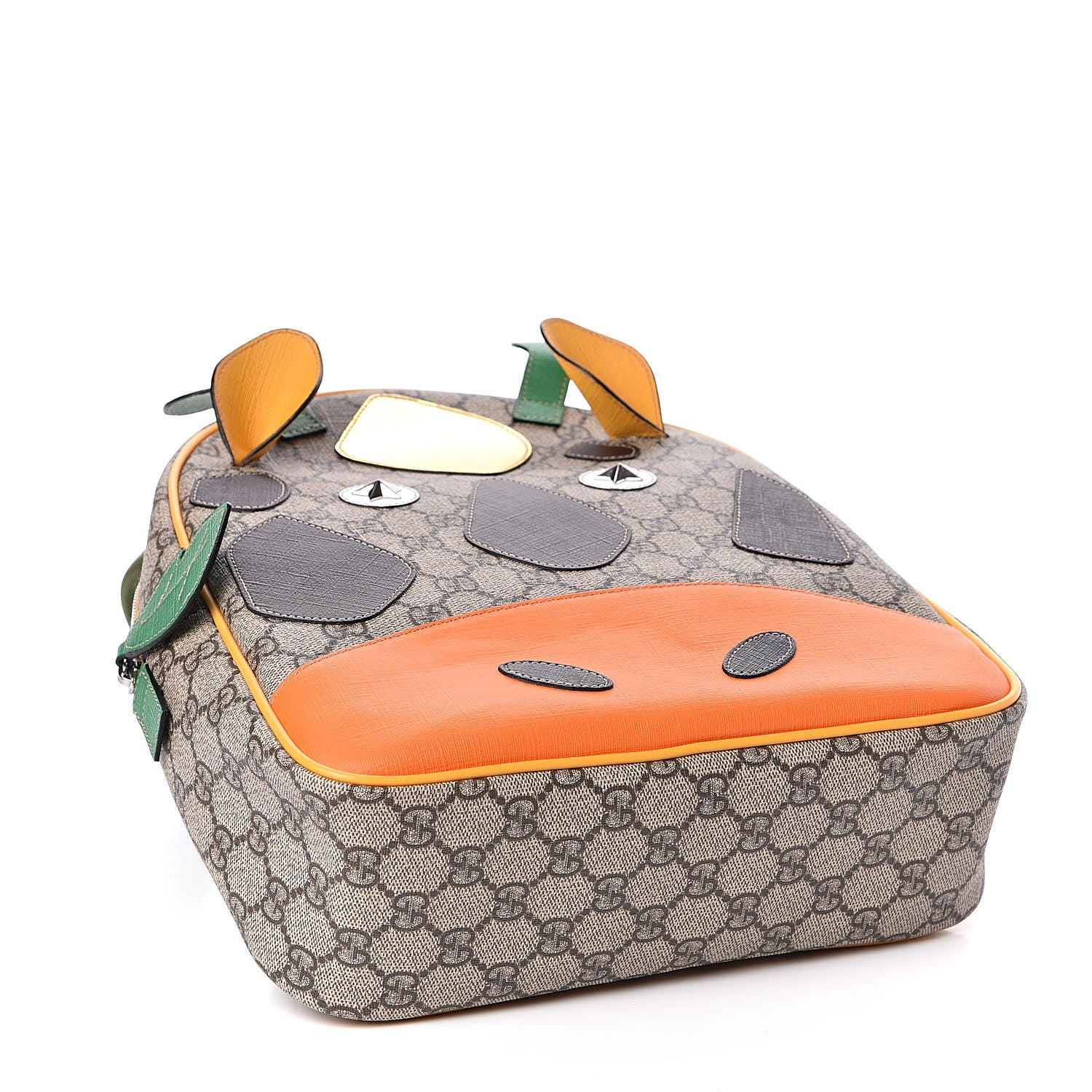 Gucci GG Supreme Monogram Kids Giraffe Backpack Ebony Multicolor 4 of 10