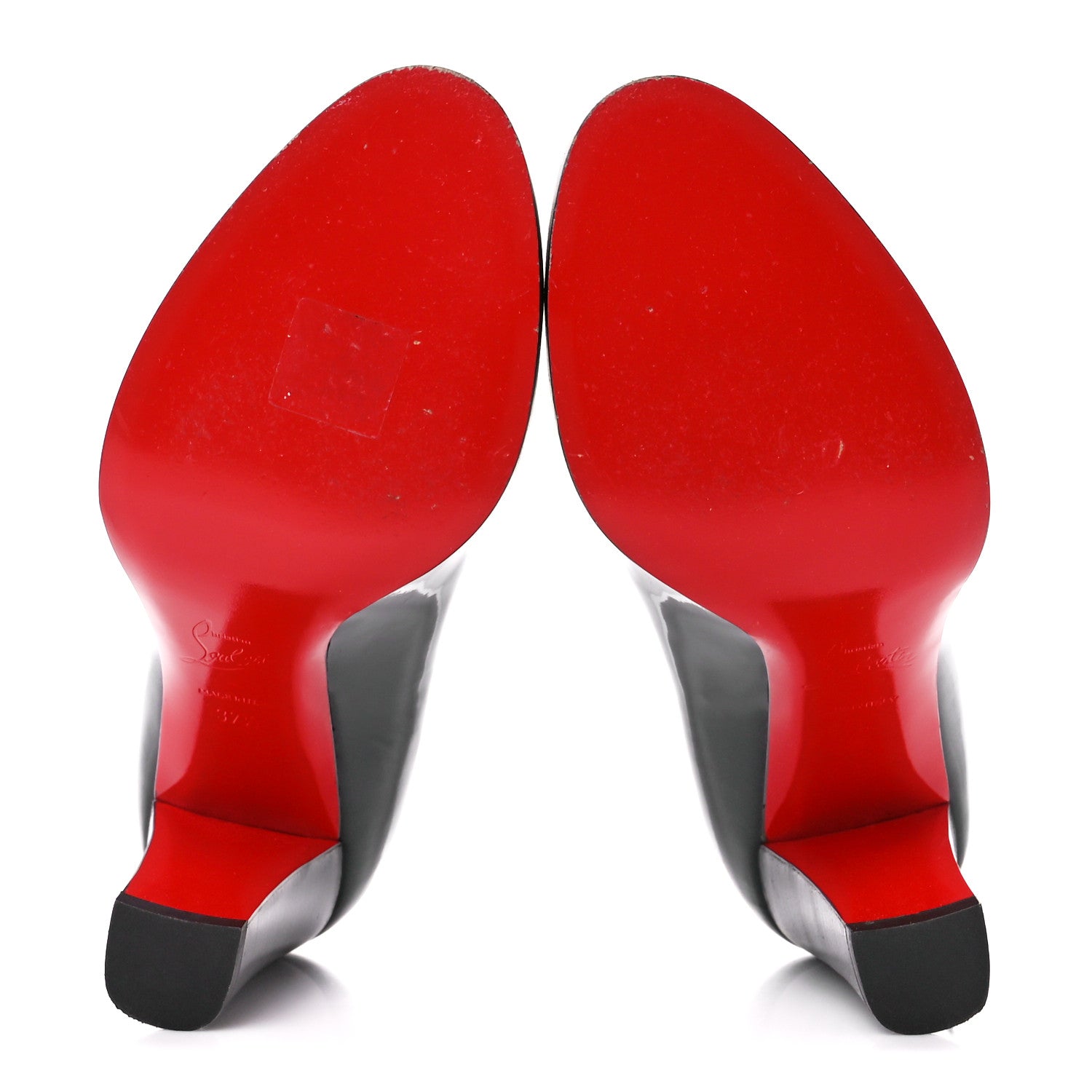 Christian Louboutin Patent Top Street 85 Mary Jane Pumps 37.5