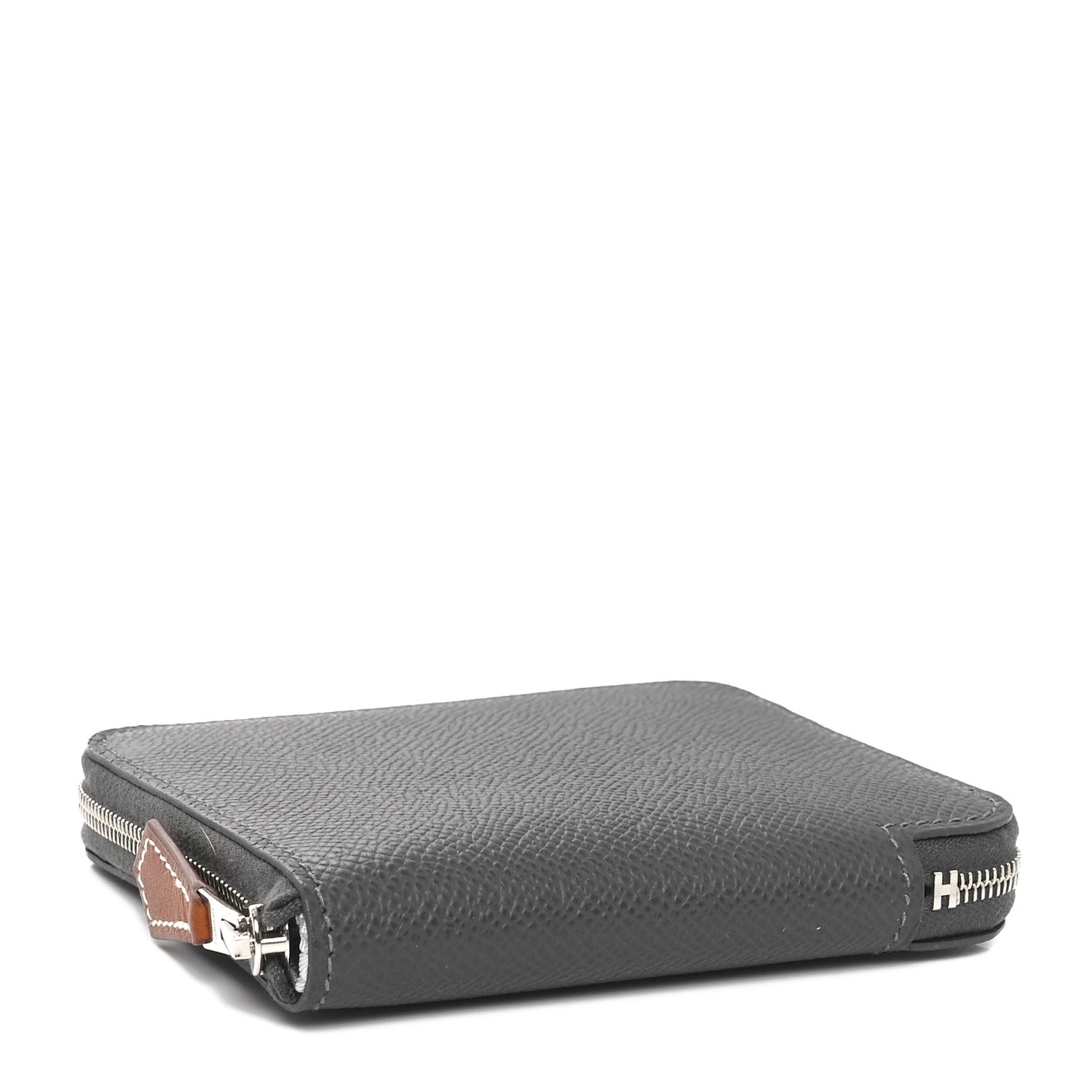 Hermes Epsom Barenia Silk'In Compact Wallet Ardoise Brume 4 of 9