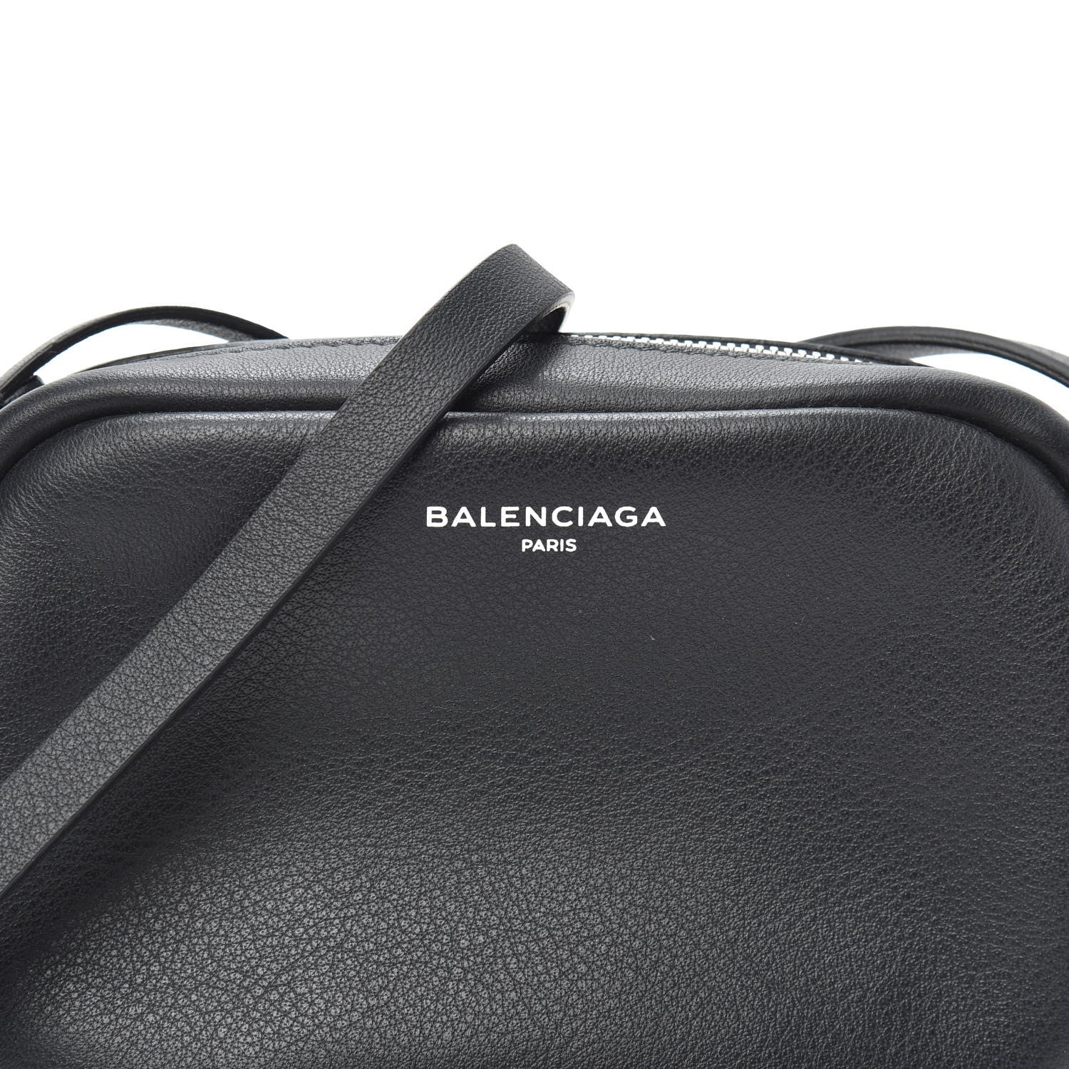 Balenciaga Calfskin Logo XS Everyday Camera Bag Black 7 of 9