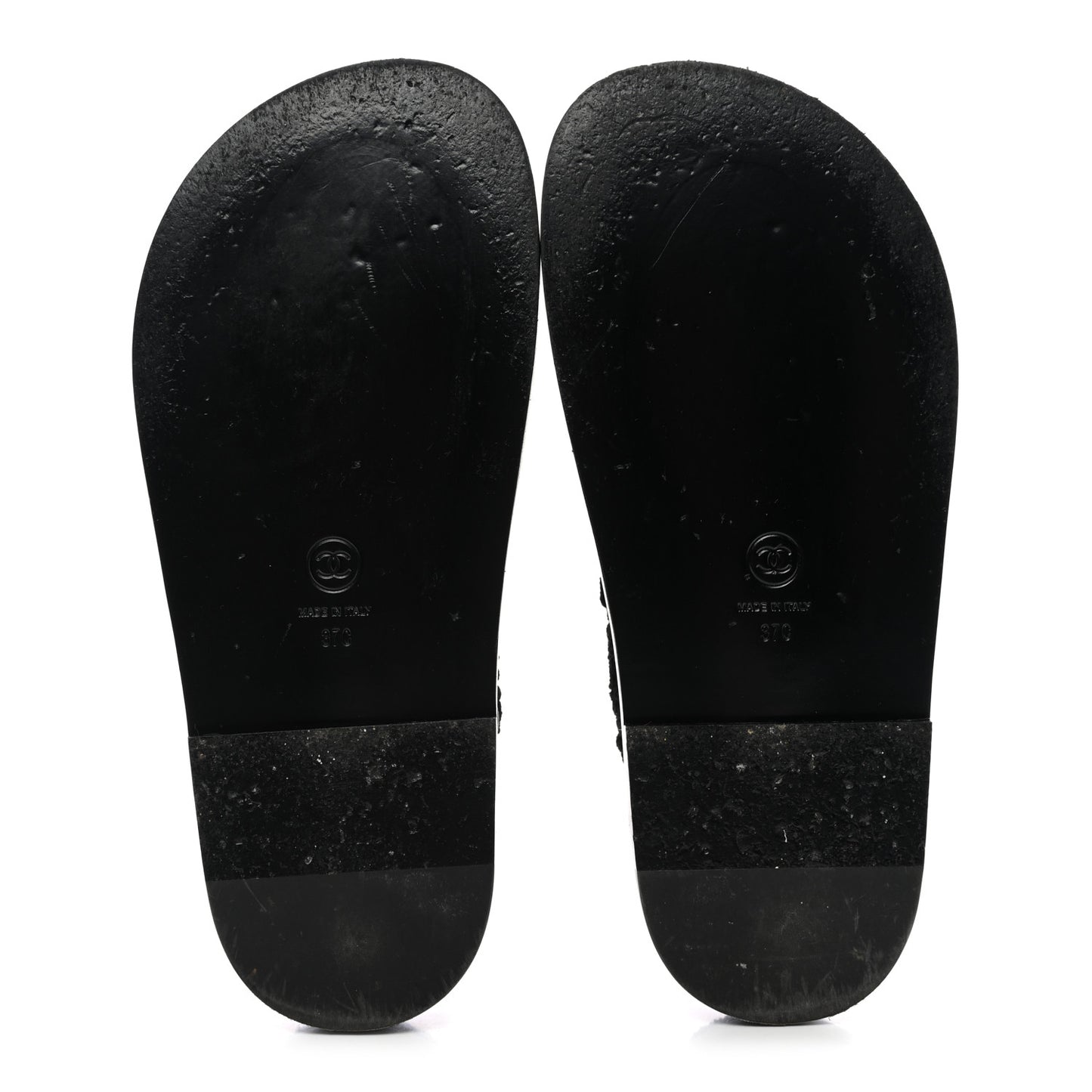 Tweed Velcro Dad Sandals 37 Black