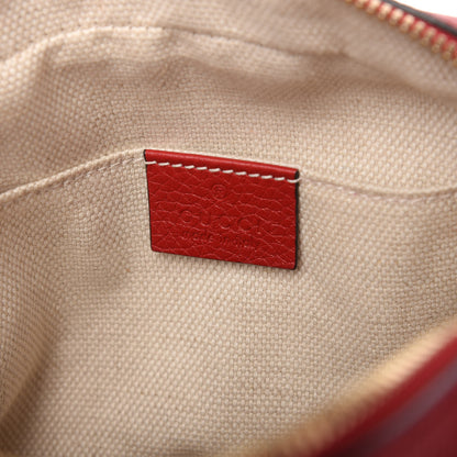 Gucci Pebbled Calfskin Small Soho Disco Bag Tabasco Red 8 of 10