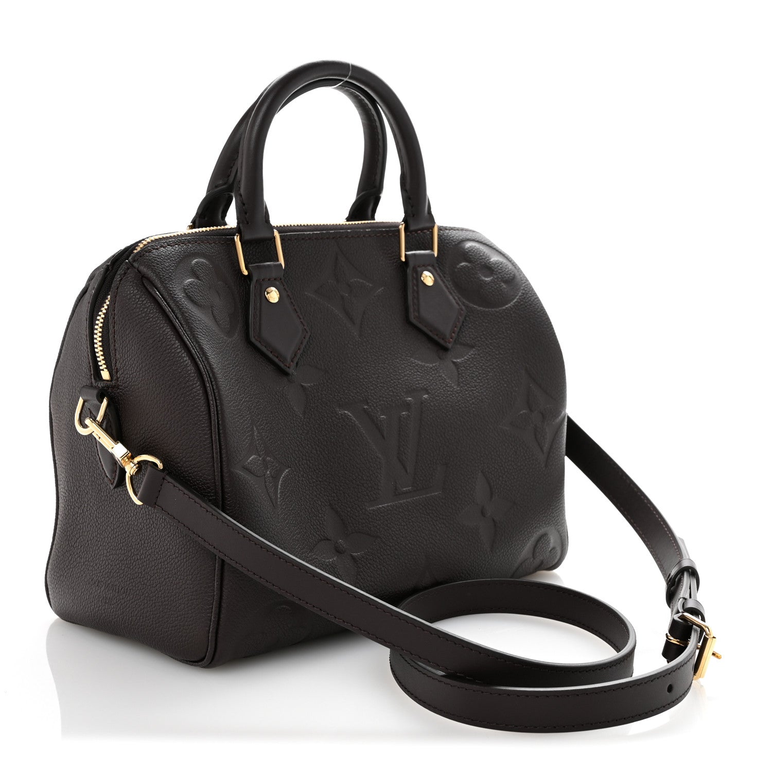 Louis Vuitton Empreinte Monogram Giant Speedy Bandouliere 25 Wine 3 of 10