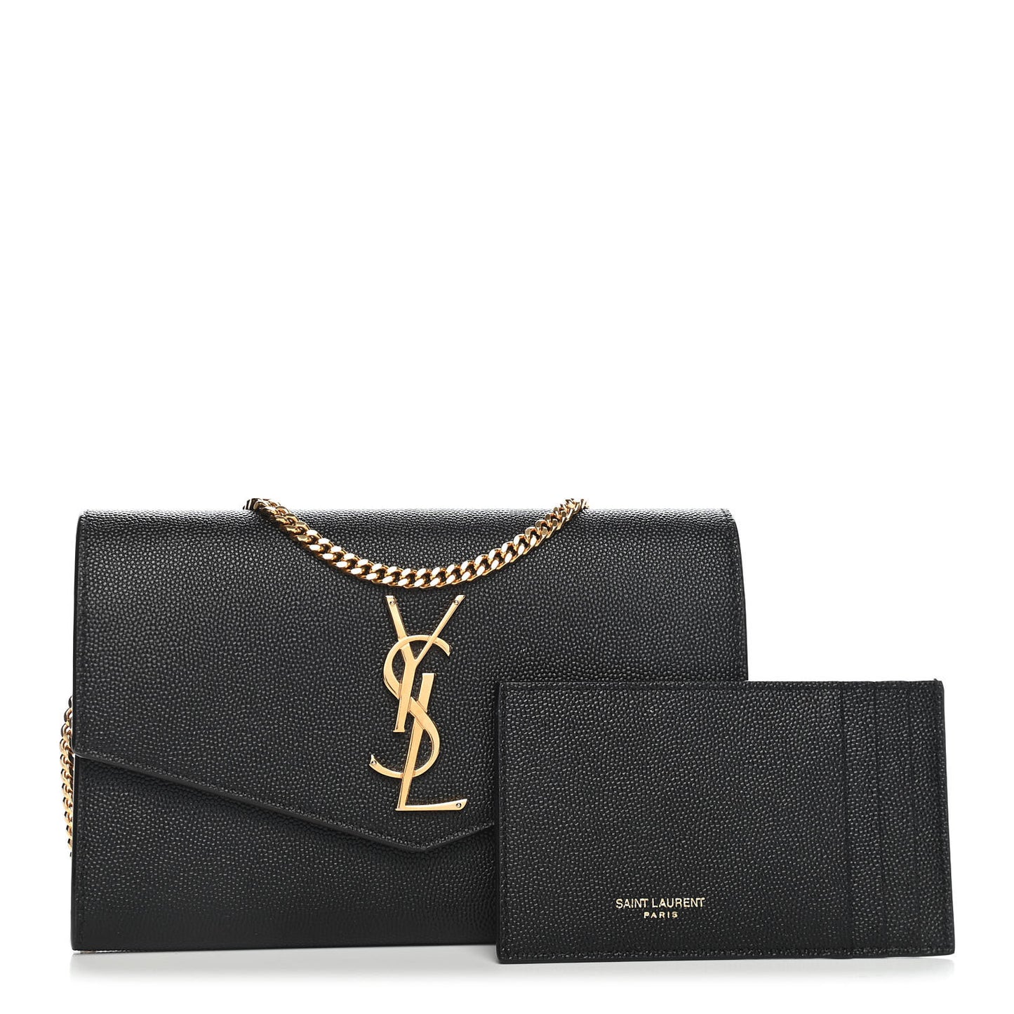 Grain De Poudre Uptown Chain Wallet Black