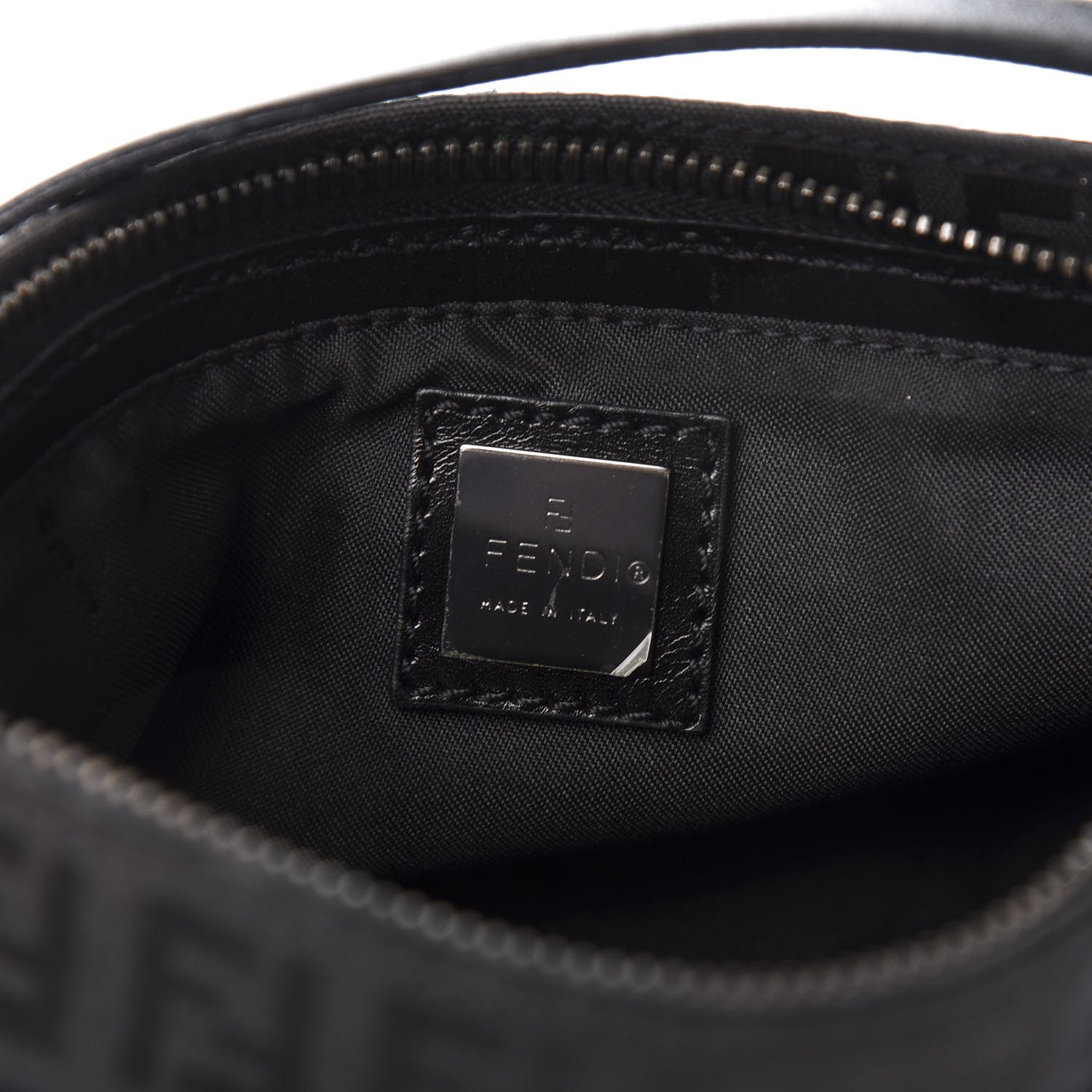 Fendi Zucchino Pochette Black 6 of 9