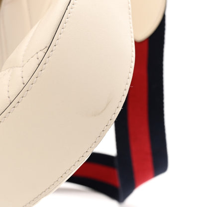 Gucci Calfskin Web Quilted Small Dionysus Hobo White 12 of 14