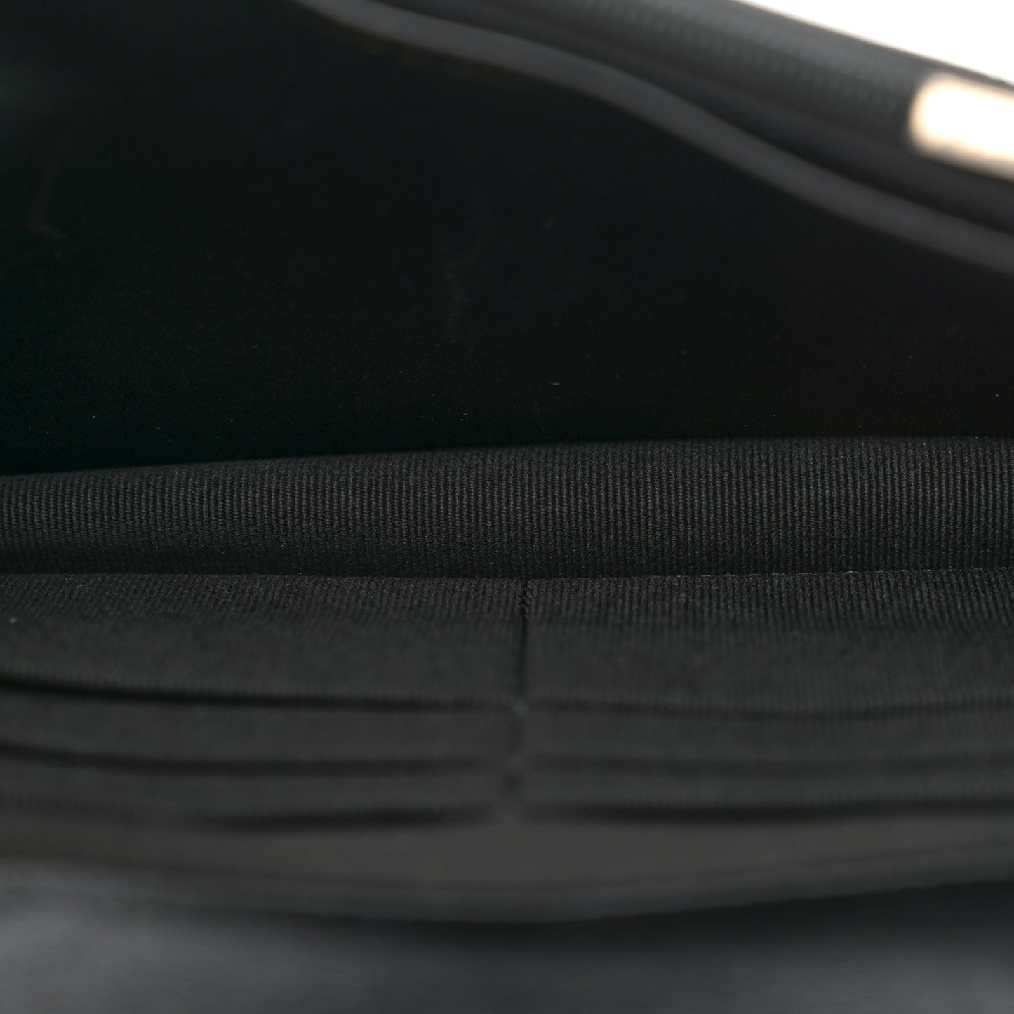 Lambskin Quilted Pick Me Up Wallet On Chain WOC Black