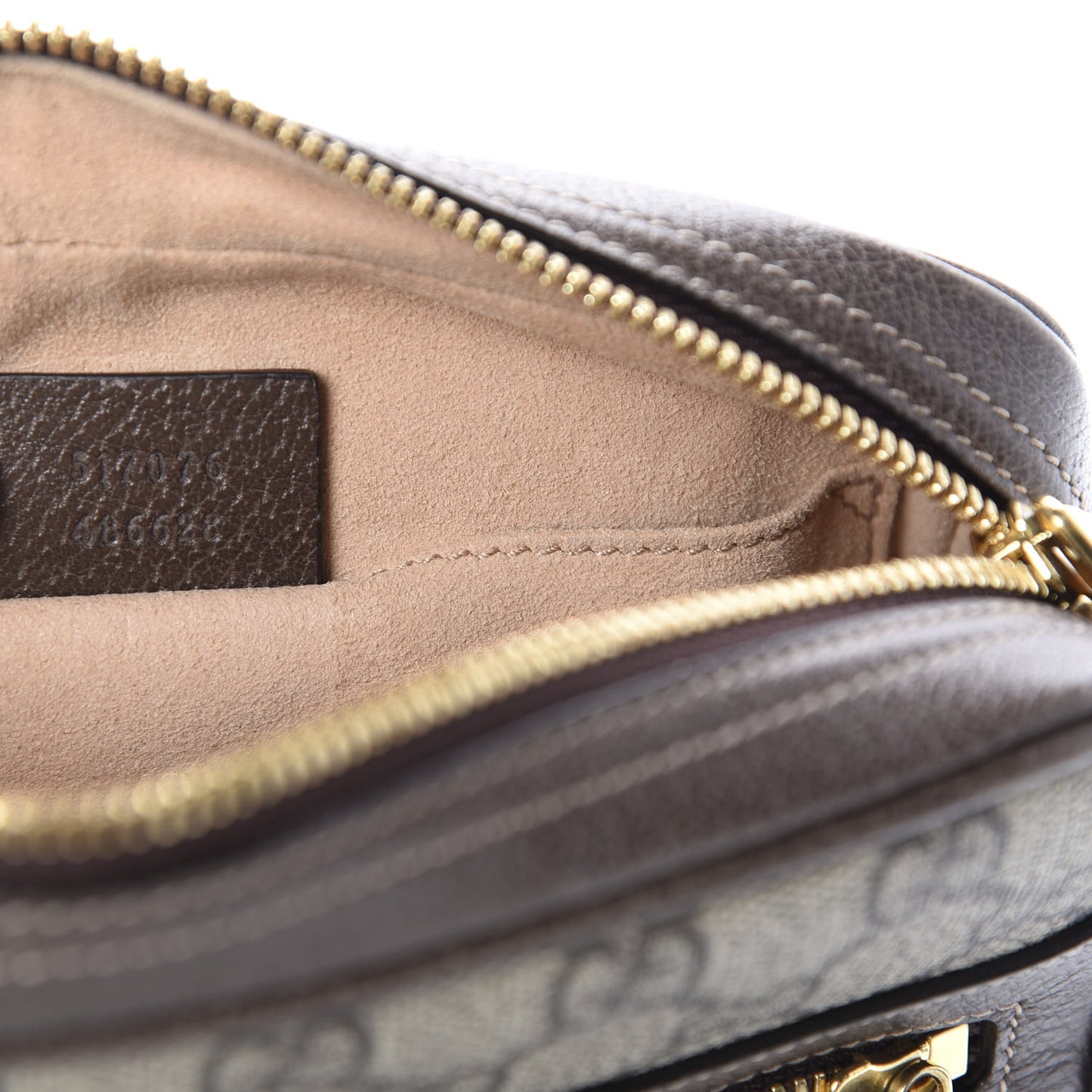 GG Supreme Monogram Web Small Ophidia Belt Bag 85 34 Dark Brown