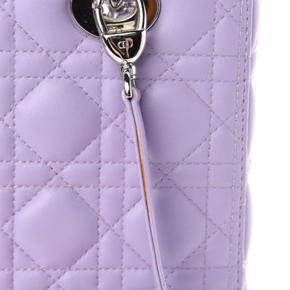 Christian Dior Lambskin Cannage Medium Lady Dior Purple 8 of 11