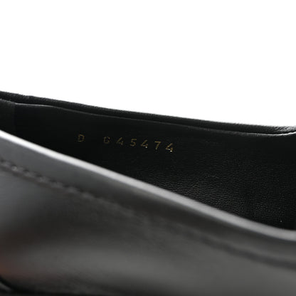 Chanel Lambskin Quilted CC Turnlock Loafers 36 Black 9 of 10