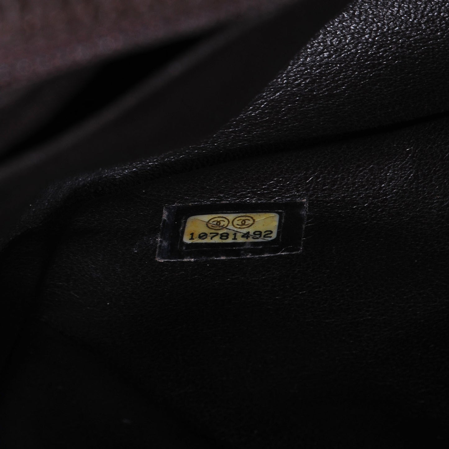 Caviar Quilted Jumbo Single Flap Dark Brown
