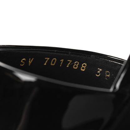 Saint Laurent Patent Jodie 95 Platform Sandals 38 Black 6 of 9