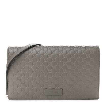 Gucci Soft Microguccissima Crossbody Wallet Loess 1 of 10