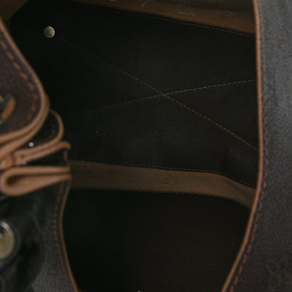 Louis Vuitton Mahina Carmel Hobo Chocolate 5 of 8
