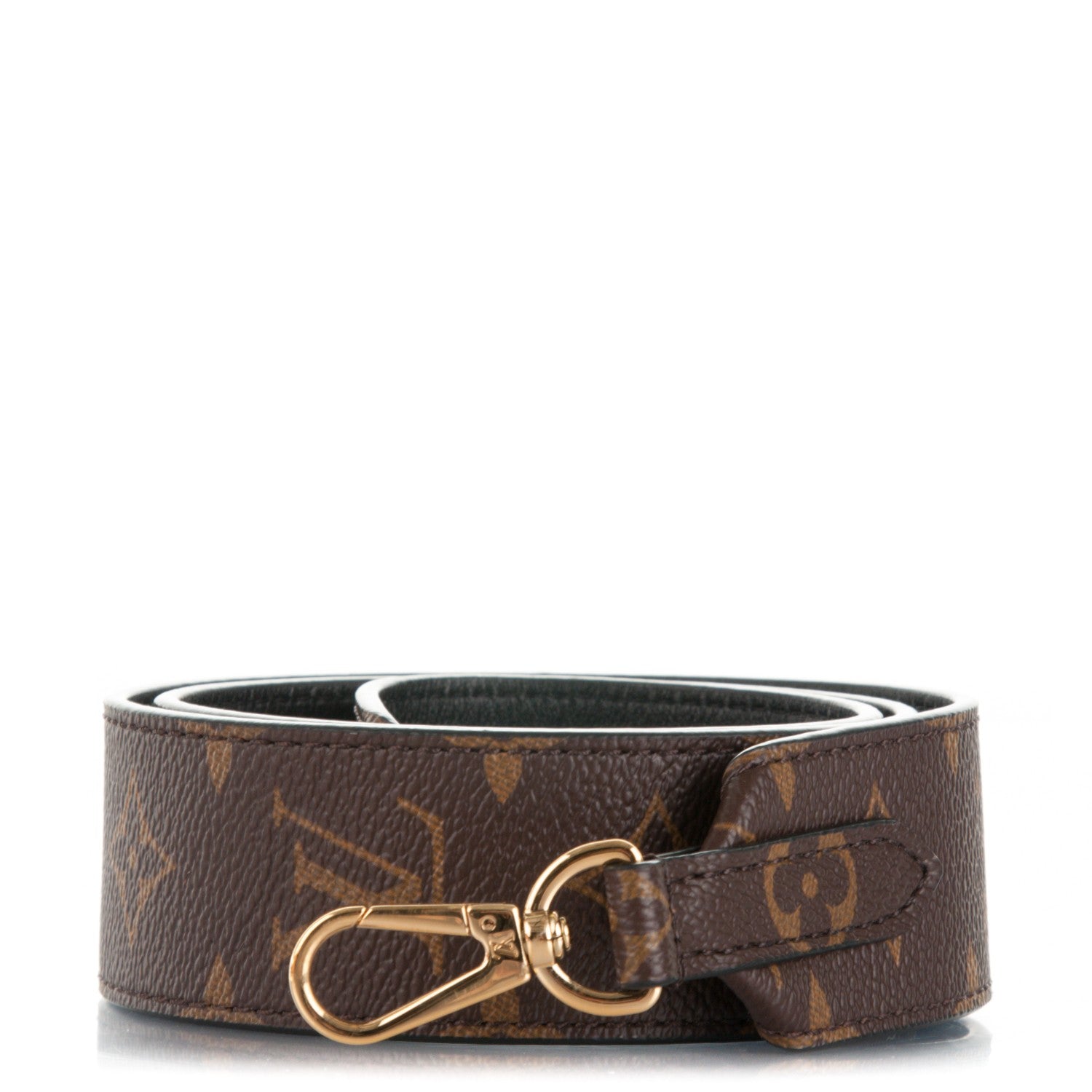Louis Vuitton Monogram Bandouliere Shoulder Strap Black 1 of 5