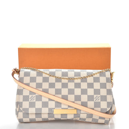 Louis Vuitton Damier Azur Favorite MM 9 of 9