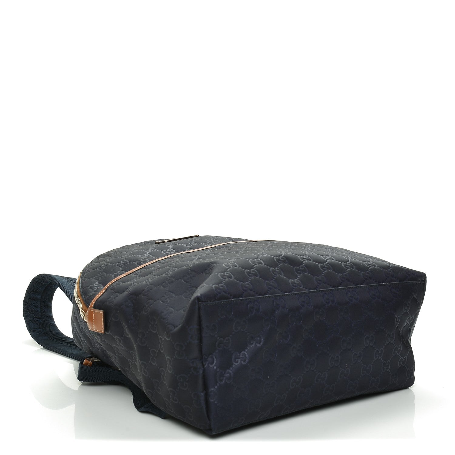 Gucci Nylon Monogram Medium Classic Backpack Blue 4 of 6