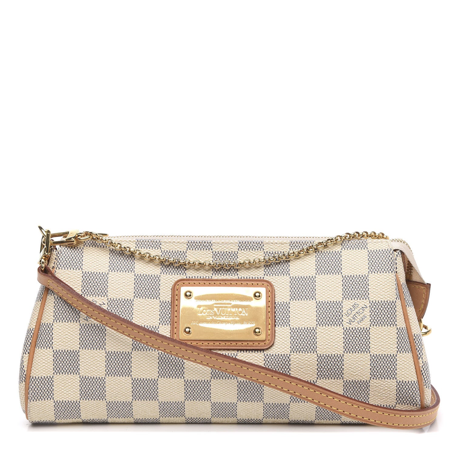Louis Vuitton Damier Azur Eva Clutch 1 of 11