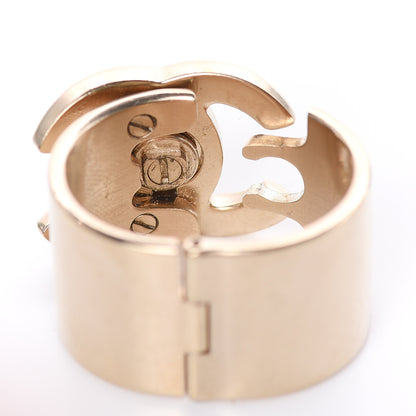 Chanel Metal CC Ring 6.5 Gold 4 of 6