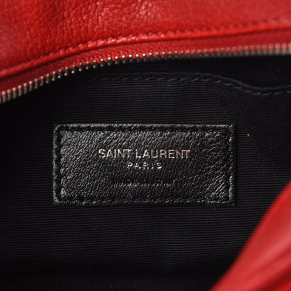 Saint Laurent Lambskin Monogram Lou Belt Bag Red 8 of 8