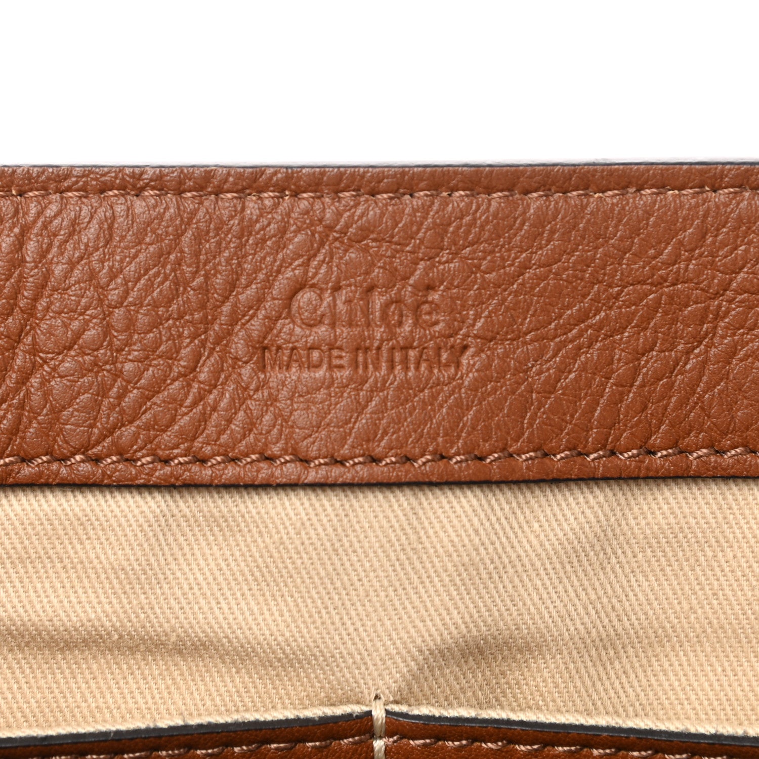Chloe Calfskin Medium Faye Day Shoulder Bag Tan 6 of 15