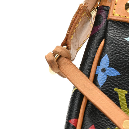 Louis Vuitton Monogram Multicolor Pochette Accessories Black 10 of 10