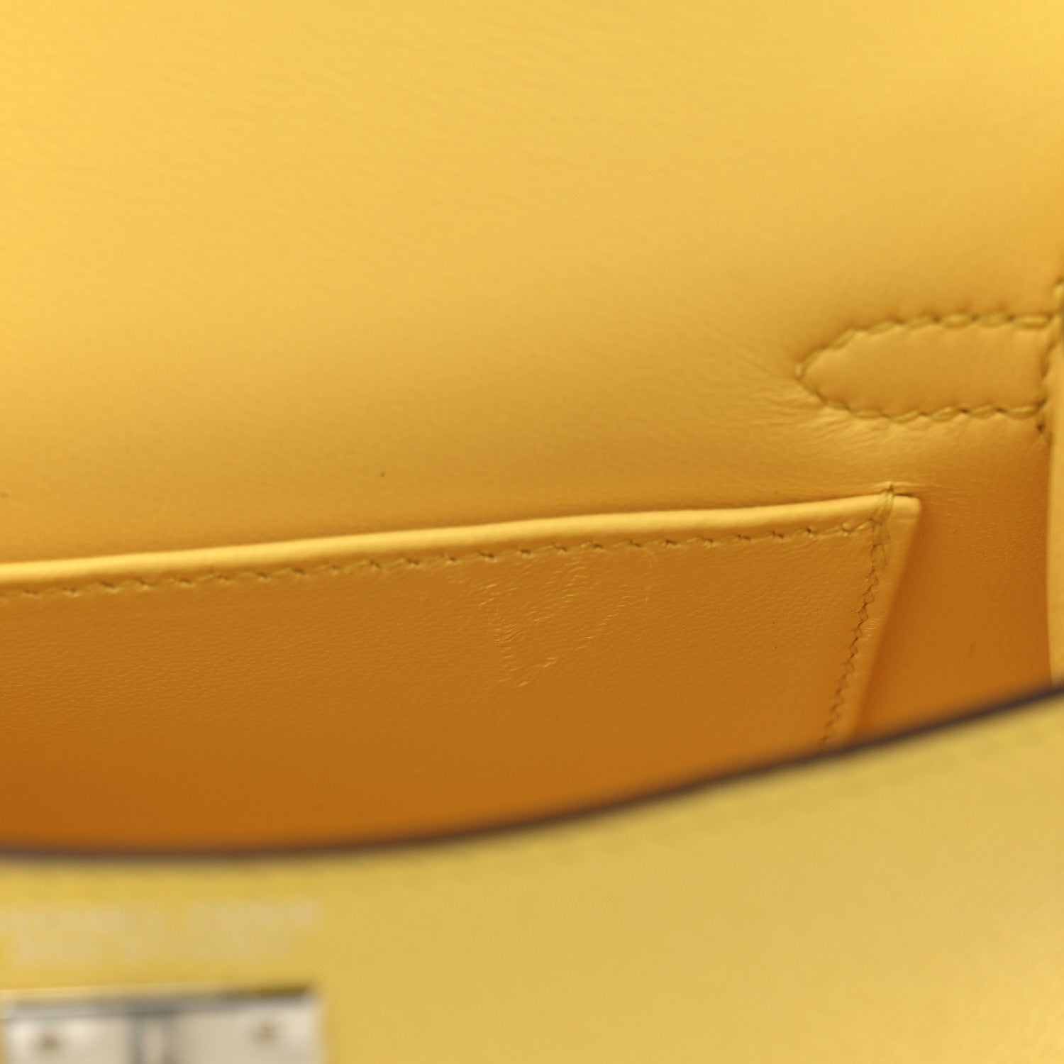 Hermes Epsom Mini Kelly Sellier 20 Jaune Mango 7 of 12