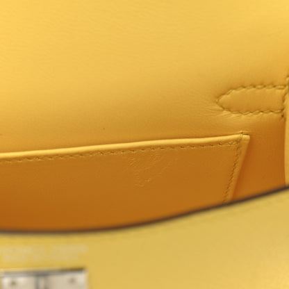 Hermes Epsom Mini Kelly Sellier 20 Jaune Mango 7 of 12