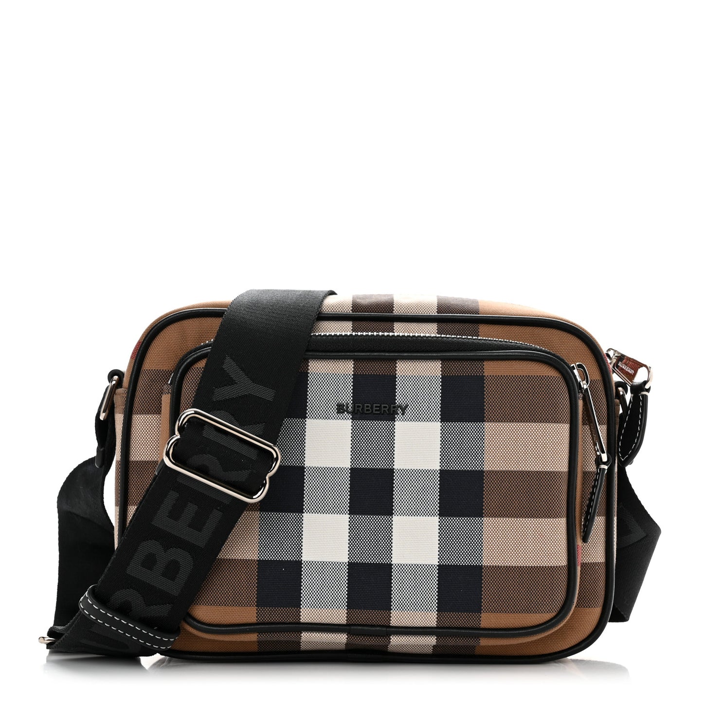 Canvas Check Paddy Messenger Birch Brown