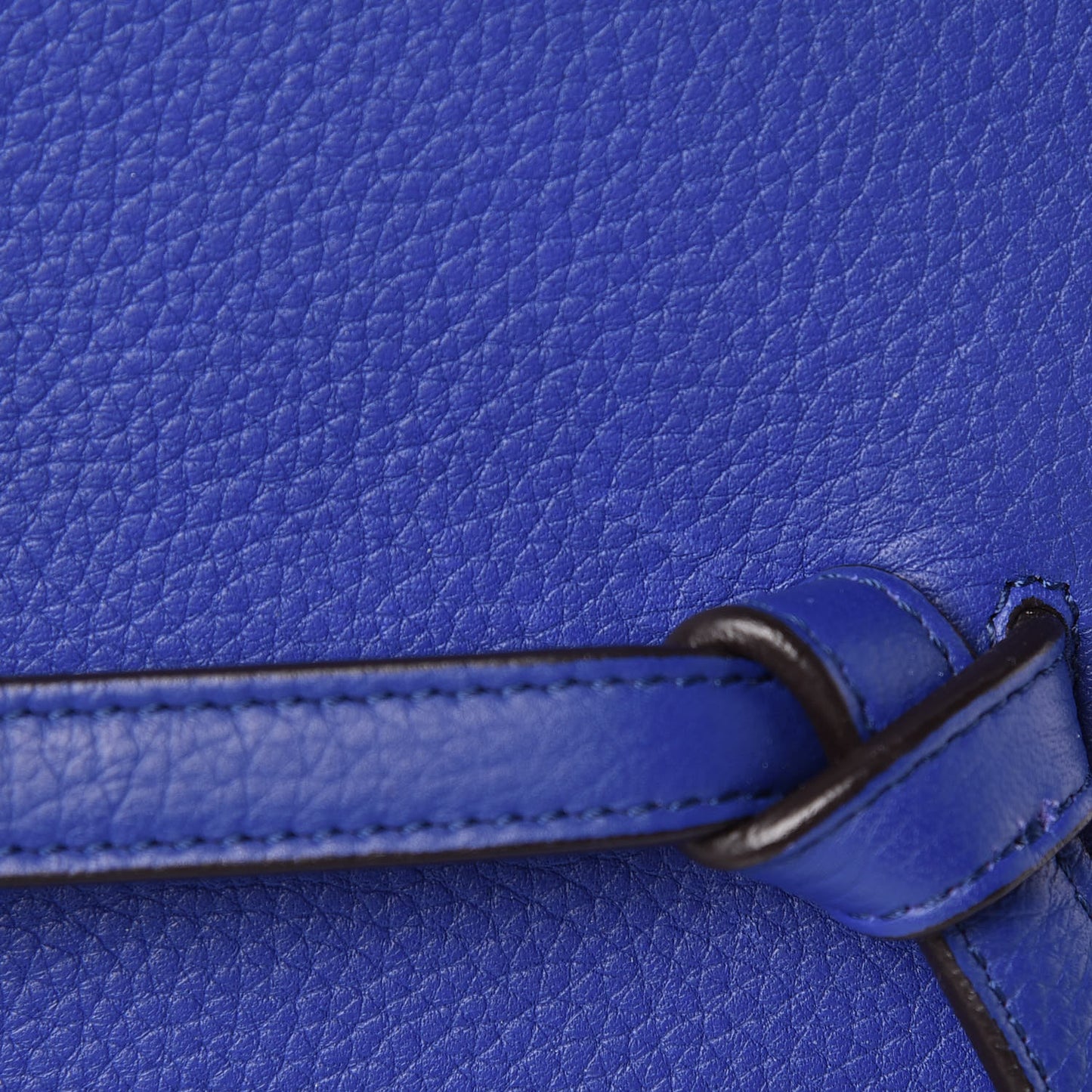 Grained Calfskin Mini Belt Bag Indigo