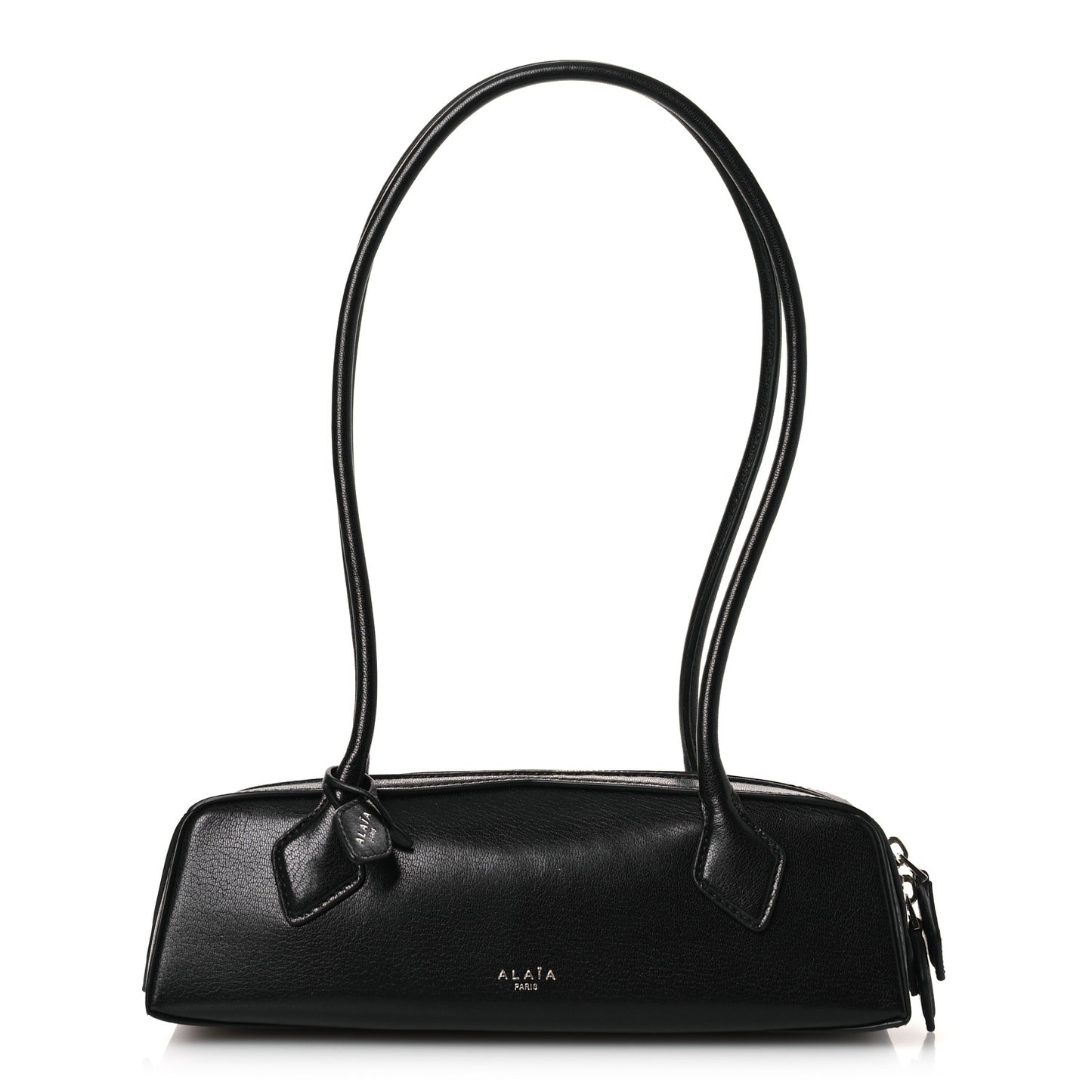 Shiny Goatskin Small Le Teckel Bag Black Black