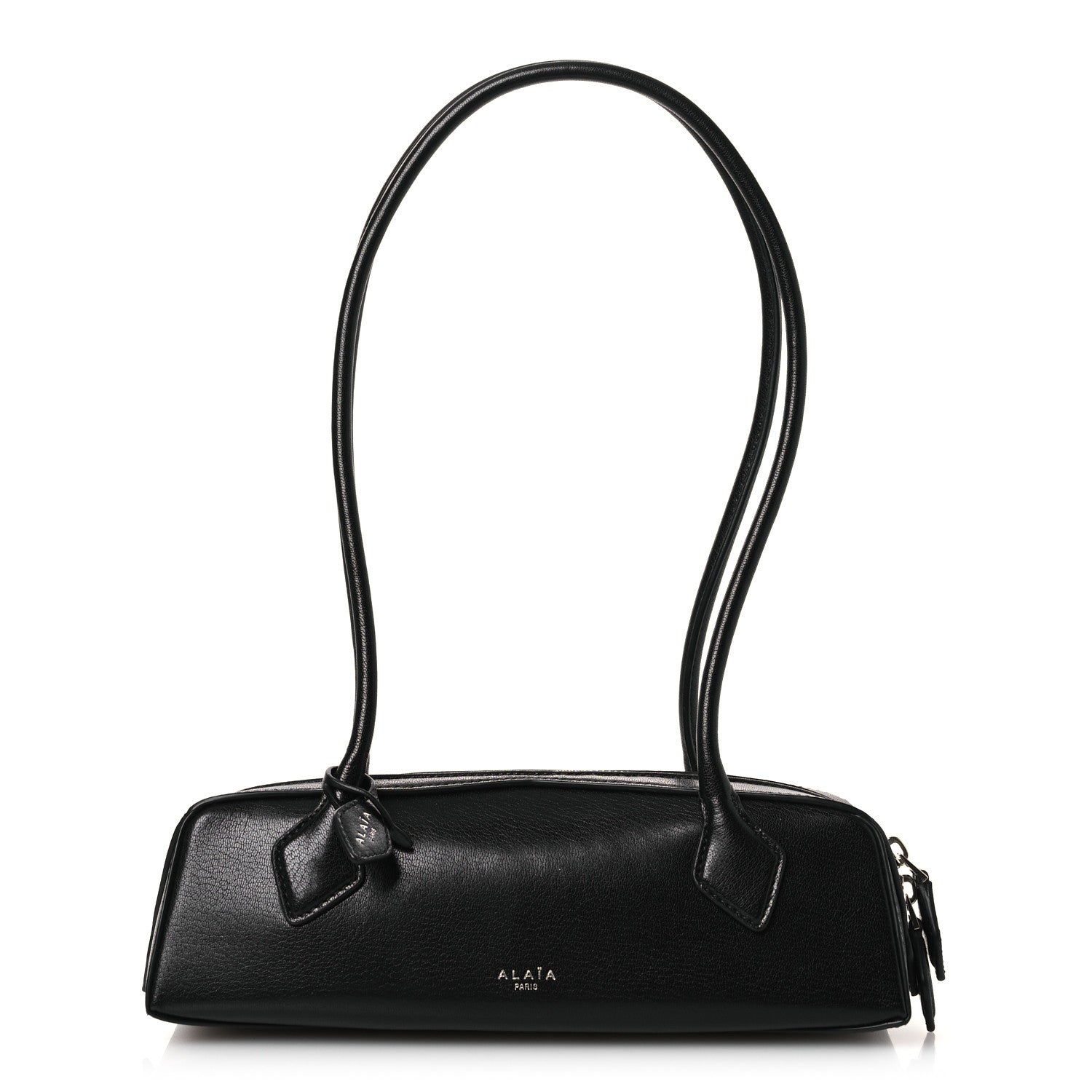 Alaia Shiny Goatskin Small Le Teckel Bag Black Black 1 of 11