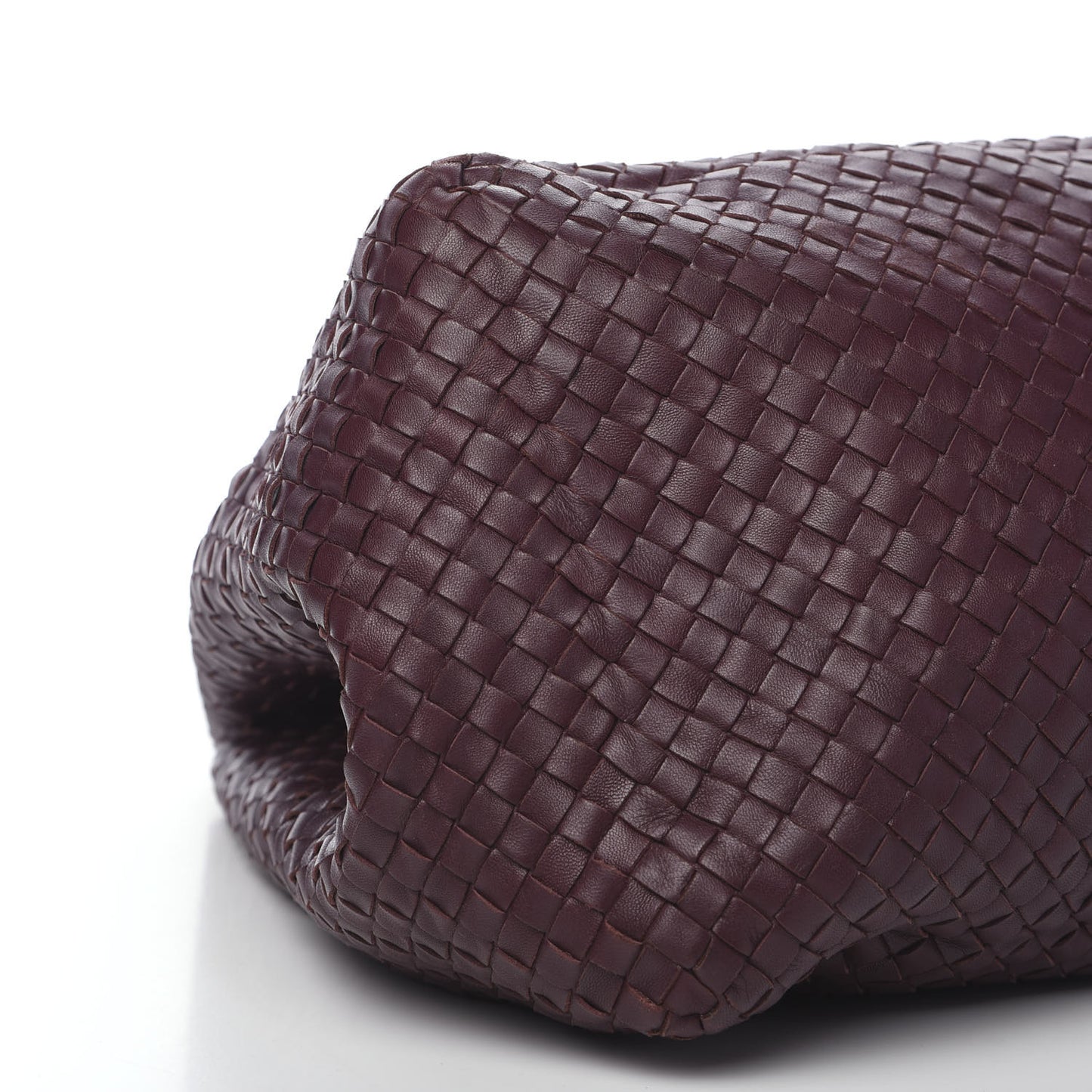 Nappa Intrecciato Large Cesta Tote Aubergine